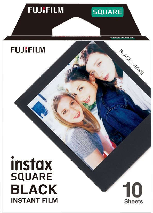 Fuji Instax Square 10 film black frame enkelpak