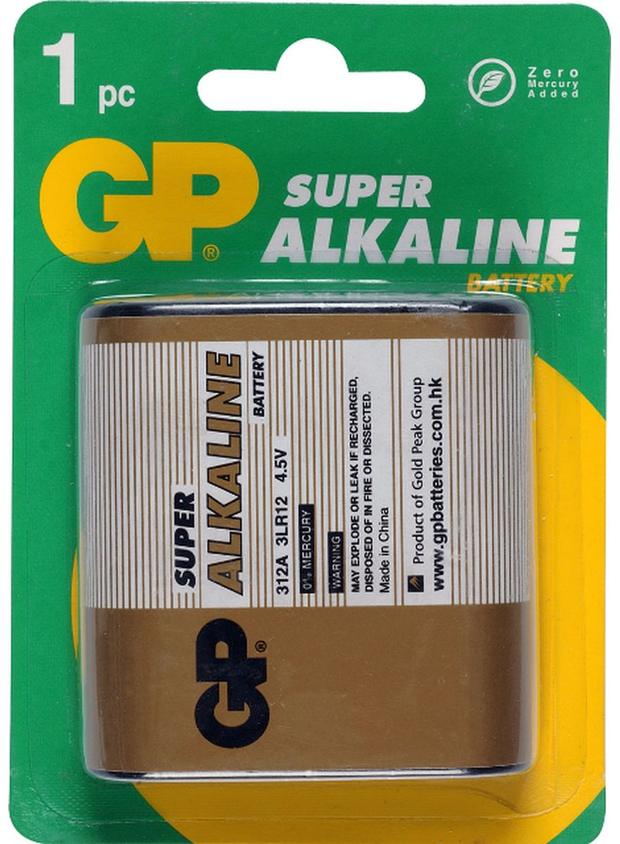 GP Super Alkaline 4.5V Plat Blister 1