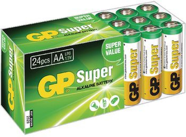 GP Alkaline AA 24 Pack Batteries