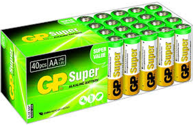GP Super Alkaline AA Mignon Penlite Multipack 40