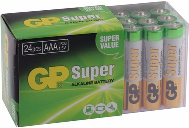 GP Alkaline AAA 24 Pack