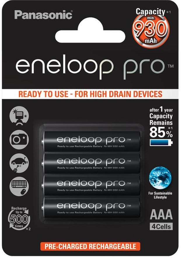Eneloop Pro 4X AAA 900mAh