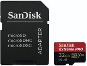 SanDisk MicroSDXC Extreme Pro 32GB V30 95MB/s + Adapt