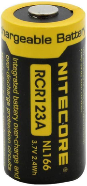 Nitecore 16340 RCR123A Battery (NL166.650M Ah)