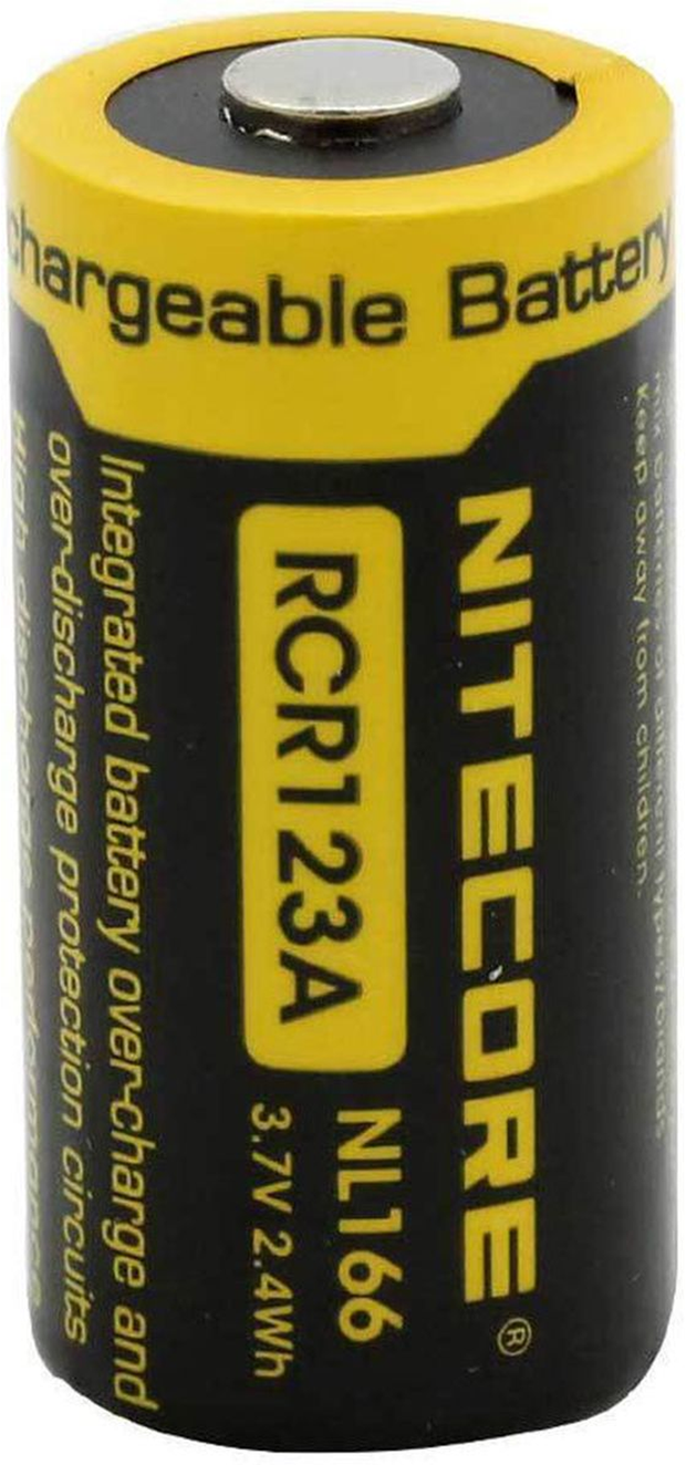 Nitecore 16340 RCR123A Battery (NL166.650M Ah)