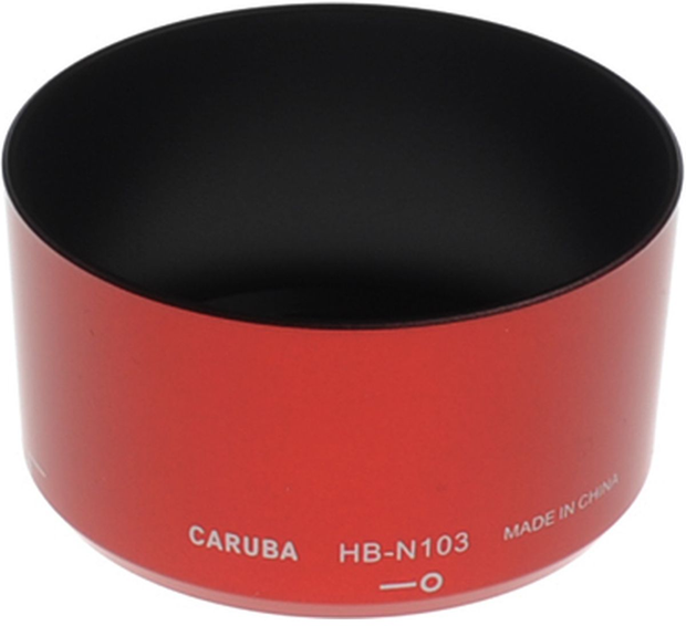 Caruba HB-N103 Lens Hood Red For Nikkor VR 10-30mm