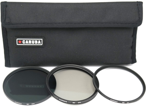 Caruba UV + CPL + ND8 Kit 49mm
