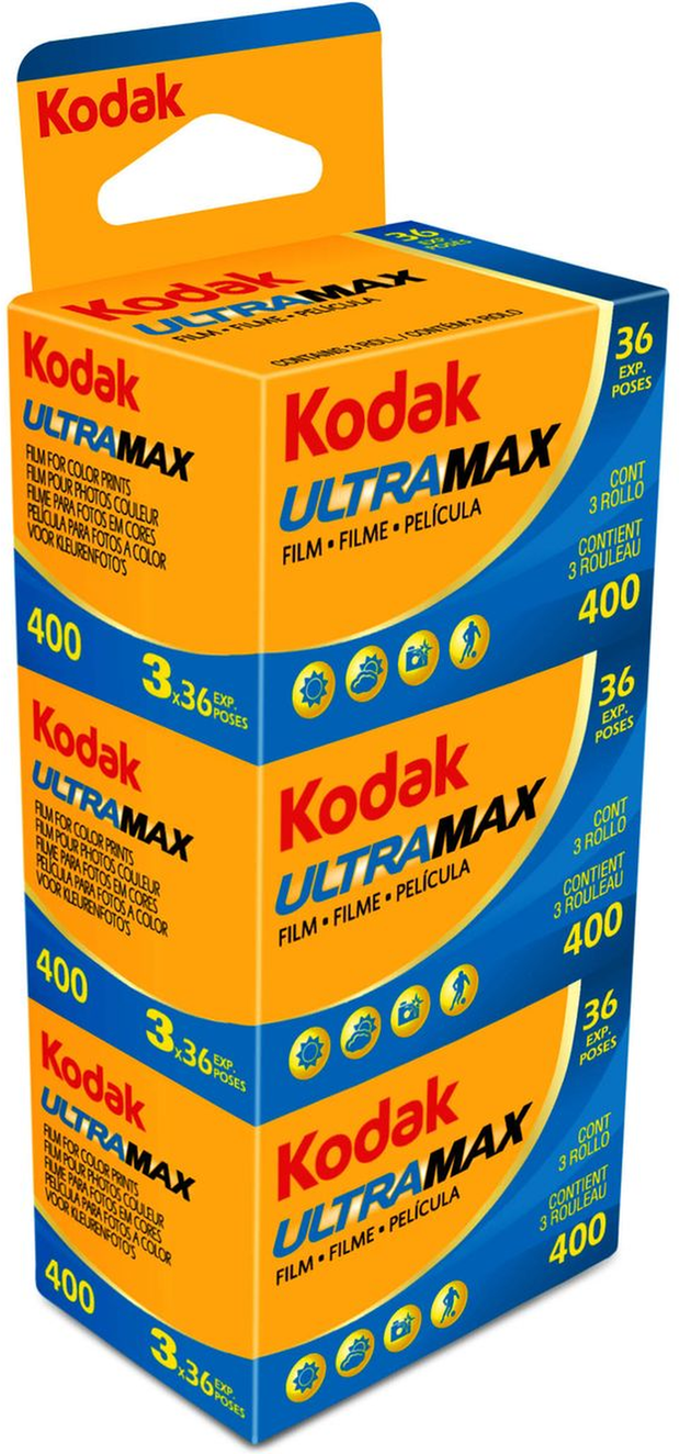 Ultra Max 400 135-36 3 Pak blister - Analog film