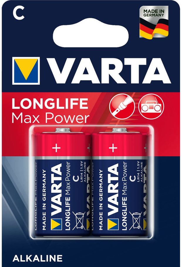 Varta MN-1400 Longlife Max Power C NO.4714 2pak