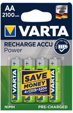 Varta Ready2 Use.2100 MA 56706 4Pak