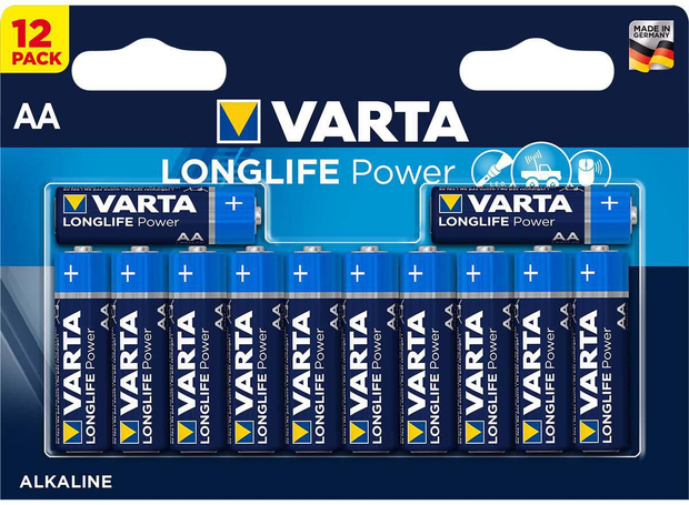 Varta Alkaline Batterij AA 1.5 V High Energy 12-Pack