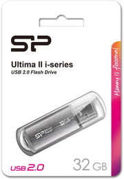 Silicon Power Ultima II I-Series 32GB USB 2.0 (Silver)