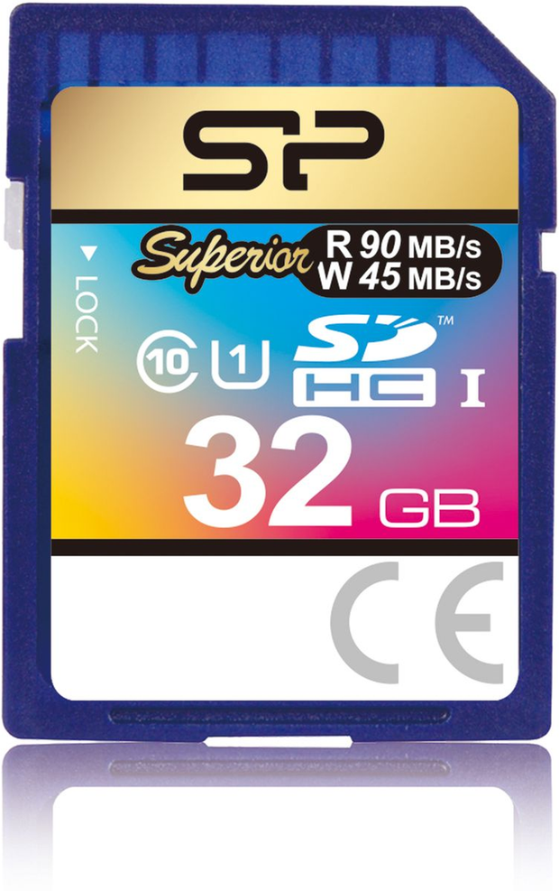Silicon Power SDHC Card Superior Class 10 UHS-1 32GB