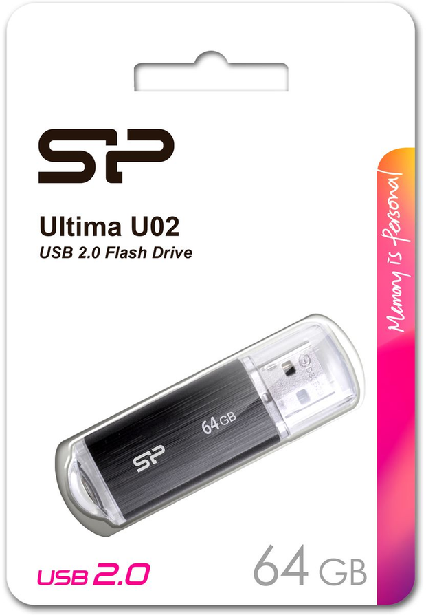 Silicon Power Ultima U02 64GB USB 2.0 (Black)