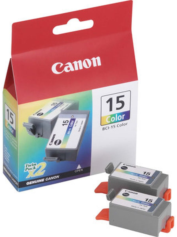 Canon BCI-15 Ink Cartridge Three Colours Standard Capacity 2