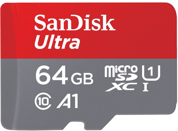 SanDisk MicroSDXC Ultra Android 64GB 120MB/s Class 10 A1