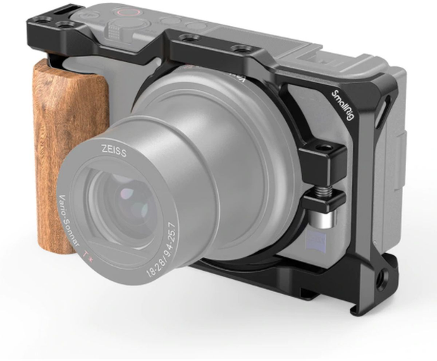 SmallRig 2937 Cage w/ Wooden Handgrip For Sony ZV1 Camera