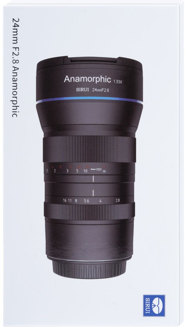 Sirui 24mm f/1.8 Anamorphic Lens (EF M-Mount)
