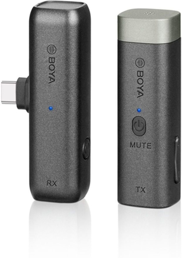Boya BY-WM3U Wireless Mic w/ USB-C +3.5mm TRS/TRRS Adapters