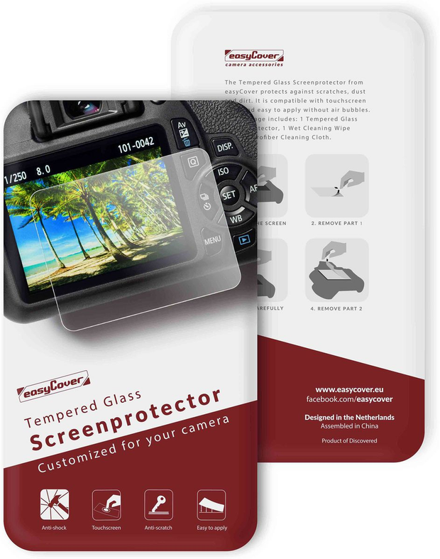 easyCover Glass Screen Protector For Canon 70D